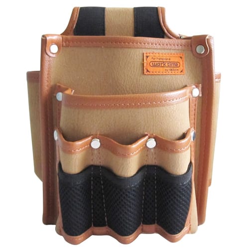 Kozuchi Work Time Men's Worker's Bag, Electrician's Bag, 2-Tier, with Tool Holder, KNT-13