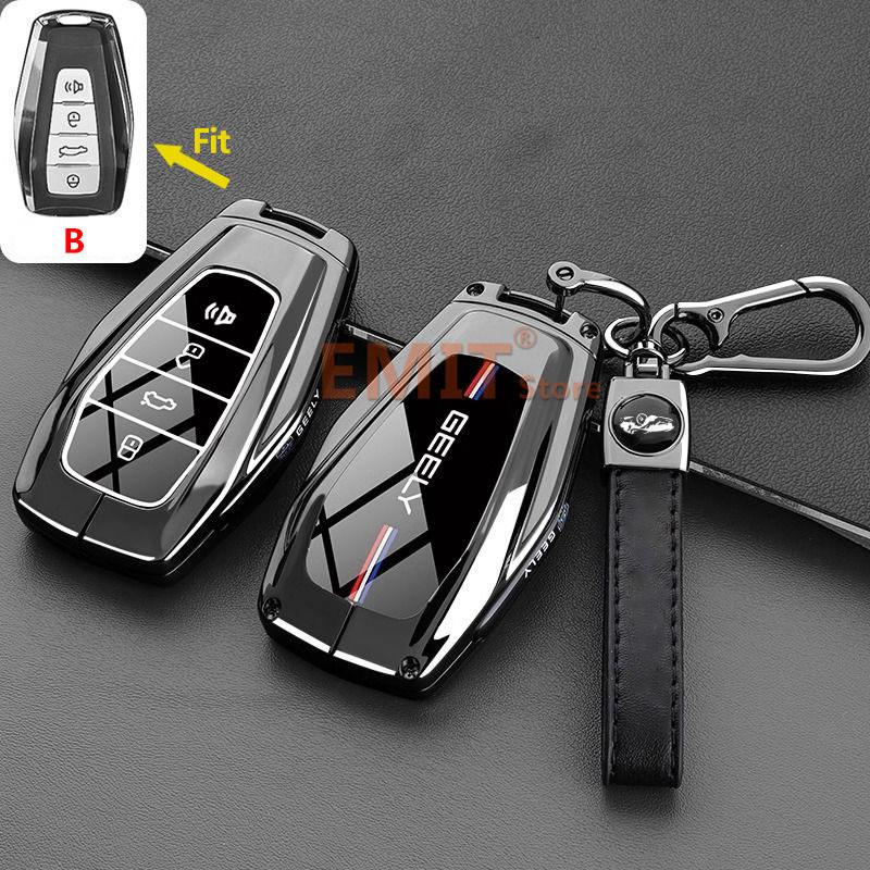 Key Case Cover for Geely Coolray Okavango Atlas Monjaro Tugella Emgrand X50 X70 X6 X7 EX7 GC9 Global Hawk GX7 Car Accessories