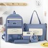 Primary School Girl Junior High School Student Cute Color Blocking Backpack High School Student College Student Backpack