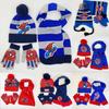 Cozy And Colorful Spider Man Knit Hat Scarf And Gloves Set For Boys Autumn Winter Outdoor Fun