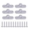 Shade Curtain Mounting Clip Wall Eyelets Stainless Steel Sunshade Fixing Buckle for Motorhome Awning Panels