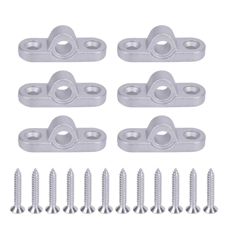 Shade Curtain Mounting Clip Wall Eyelets Stainless Steel Sunshade Fixing Buckle for Motorhome Awning Panels