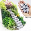 10Pcs Stepping Model Stones Irregular For Garden Pathway Walkway,Miniature Outdoor Landscaping Decorative Step Rocks
