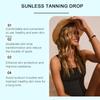 BUSHAID Sunless Tanning Drops Body Treatment Natural Glow Customizable Shade for Face and Body Streak-Free Formula