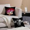 Emotional Rap Singer LLil PPeep Cushion Cover Throw Pillow Cover Hidden Button Durable Polyester Chair Cushion
