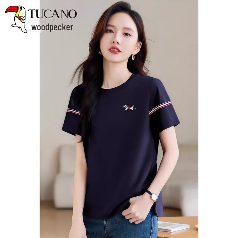 Women's Woodpecker Regular Shoulder Short Sleeve T-shirt