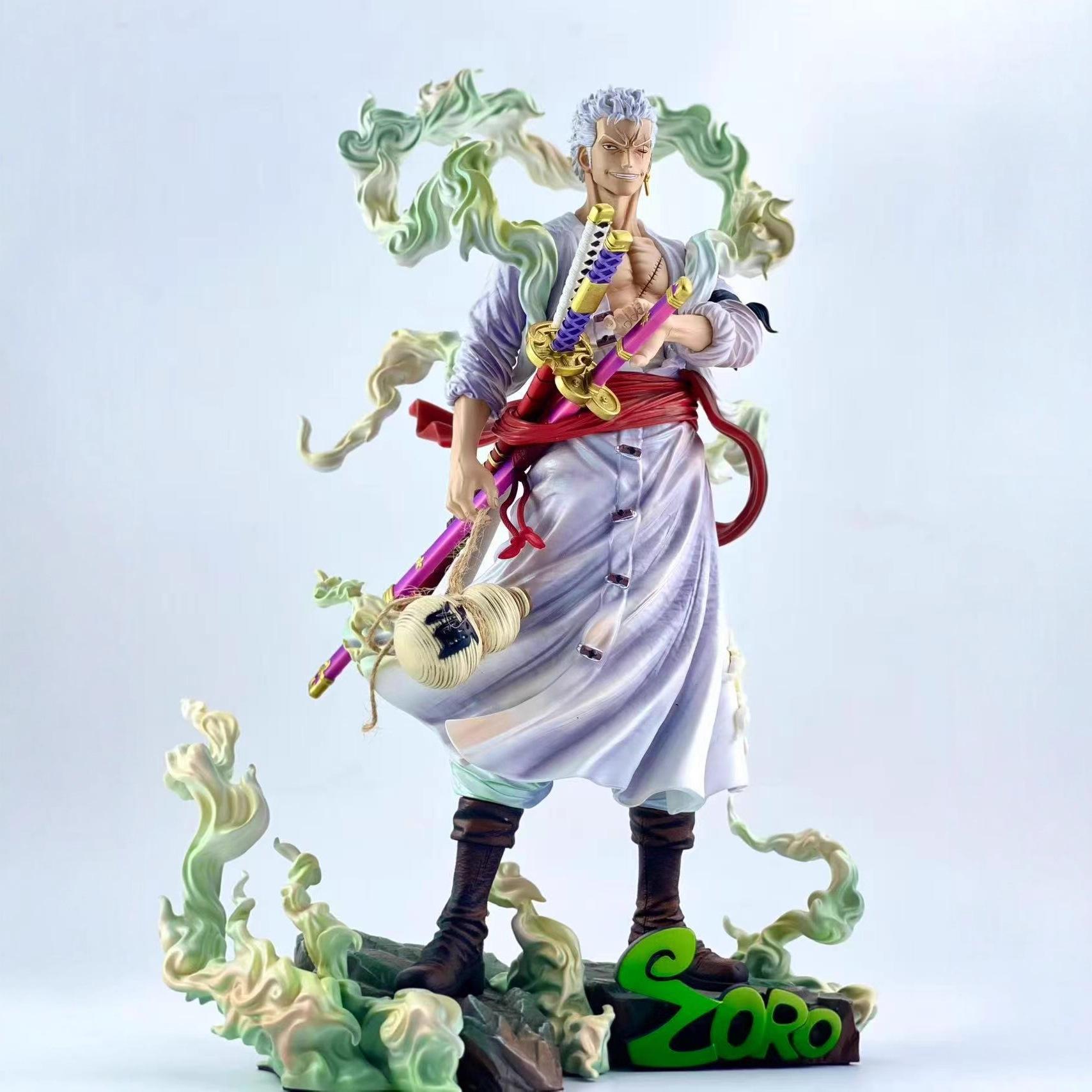 

28cm FIT Nika Zoro One Piece Anime Figure Collectible Model Statue Desktop Decoration Pvc Figurine gifts
