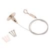 1 Pcs Lifting Code Suitable For Light Panels Adjustable Hanging Clothesline Fixed Guardrail Lock Wire Rope Spring Hook