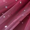 Girls' Fashionable Star-Print Dress: Sweet Summer Tulle Princess Dress for Kids