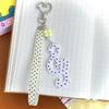 Decorative Keychain Charm Acrylic-Style Bag Charm Music Note Key Holder With Loop Strap and Playful Details for Everyday Carry