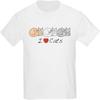 CafePress I Heart Cats Kids Light T Shirt Youth Kids Cotton T-Shirt