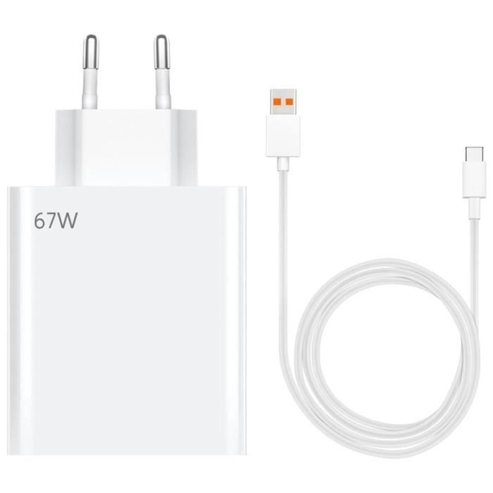 Carregador Ultra Rápido - E.F.Connection - 67W - USB-C - Cabo 1m - para Redmi Note 14 Pro Plus Note 13 A5 A3 15C 14C 12C