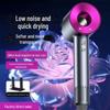 Leafless High-Speed Silent Hair Dryer with Negative Ion Technology for Home and Dorm Use.
