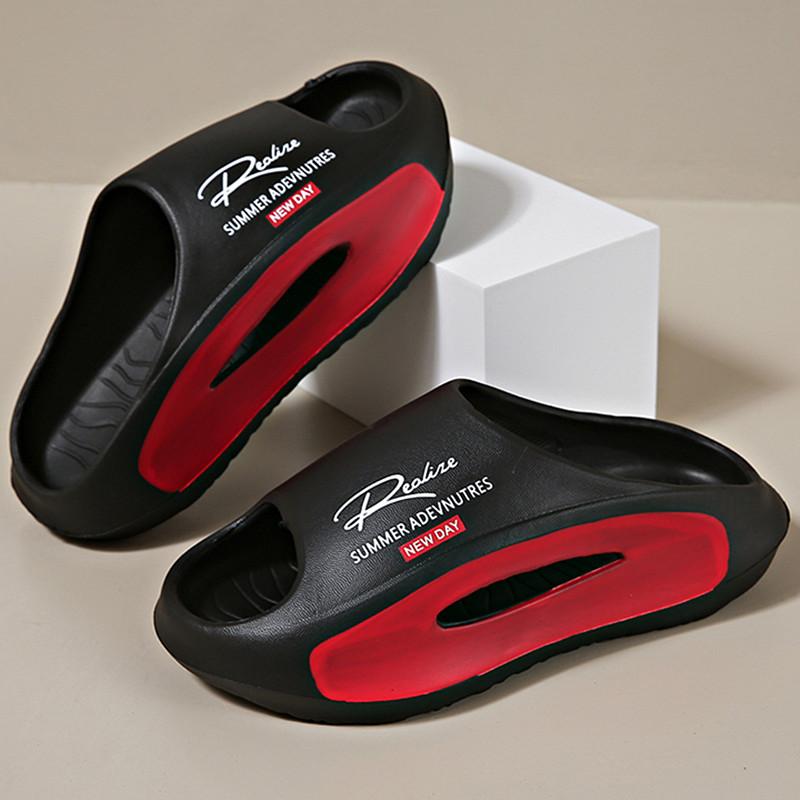 New Men Slide Shoes Women Shoes Summertime Beach Slide Shoes Luxury Outside Indoor Eva Soft Flip Flops Male Slip-Resistant Shoes