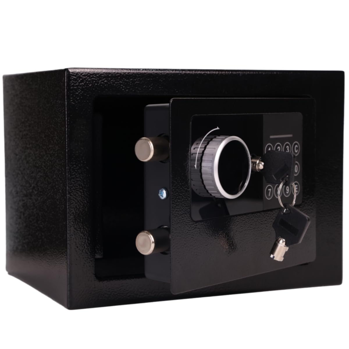 

Beemyi Мини-сейф, Электронная клавиатура, 6 л, Настенный/напольный монтаж, 17E-Черный (2 аварийных ключа, руководство на японском языке)