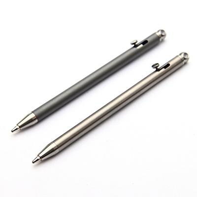 Venkovní EDC Mini Titanové pero, Personalizované kreativní podpisové pero ze slitiny titanu, Přenosný multifunkční psací nástroj