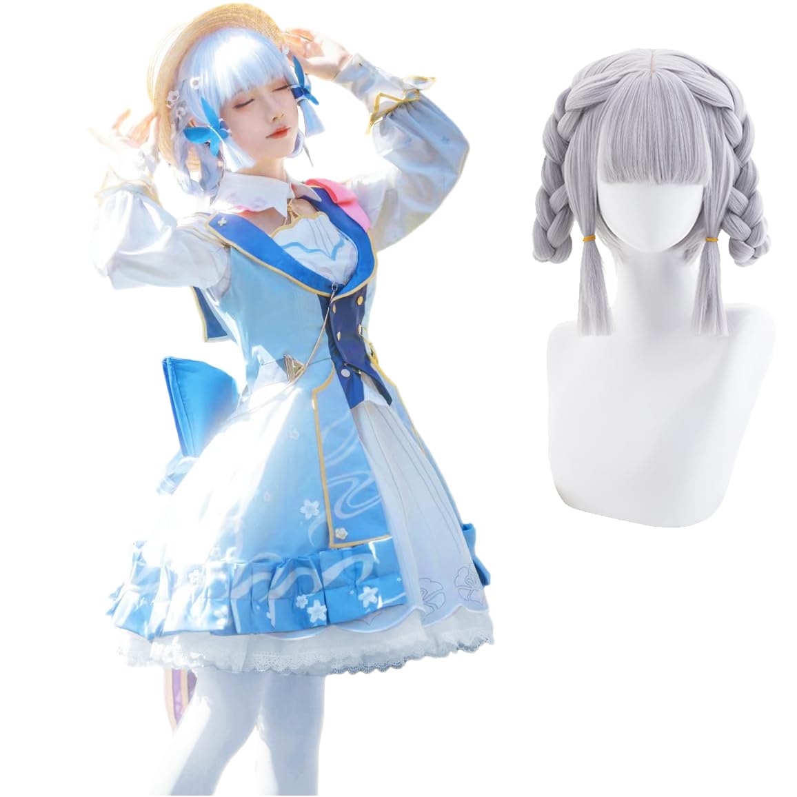 

Косплей Genshin Impact Костюм для косплея Камисато Аяки с париком Инадзума Письмо от Ханатоки Косплей Genshin Impact Косплей Камисато Аяки Аяка с