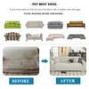 Stretch Couch Cover All-inclusive Thicken Sofa Covers with Elastic Bottom Pets Friendly Washable Furniture Protector 1-4 seater