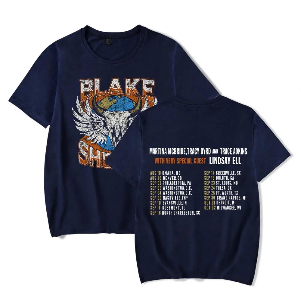 

Blake Shelton Womens and Unisexs retro trendy casual short sleeved Tshirt top S