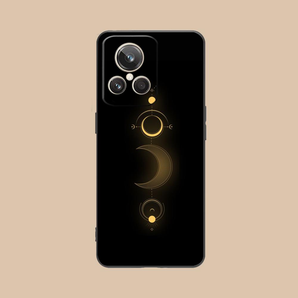 Sun Moon Mobile Cell Phone Case for Realme GT 8 Neo Pro C75 73 71 C67 65 C55 53 C35 31 C20 15 Colorful Printing Cover Cellphones