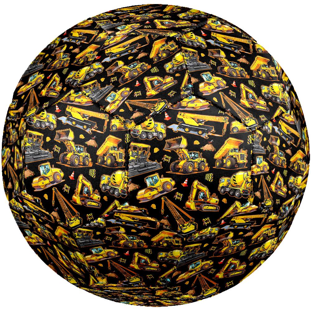 Excavator Theme Size 5 Soccer Ball, Suitable for Both Indoor and Outdoor Matches, a Gift Suitable for Everyone.