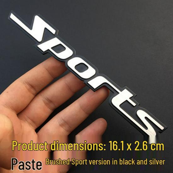 3D Μεταλλικό Αυτοκόλλητο Λογότυπο Αθλητικού Αυτοκινήτου για Τροποποιημένα Οχήματα