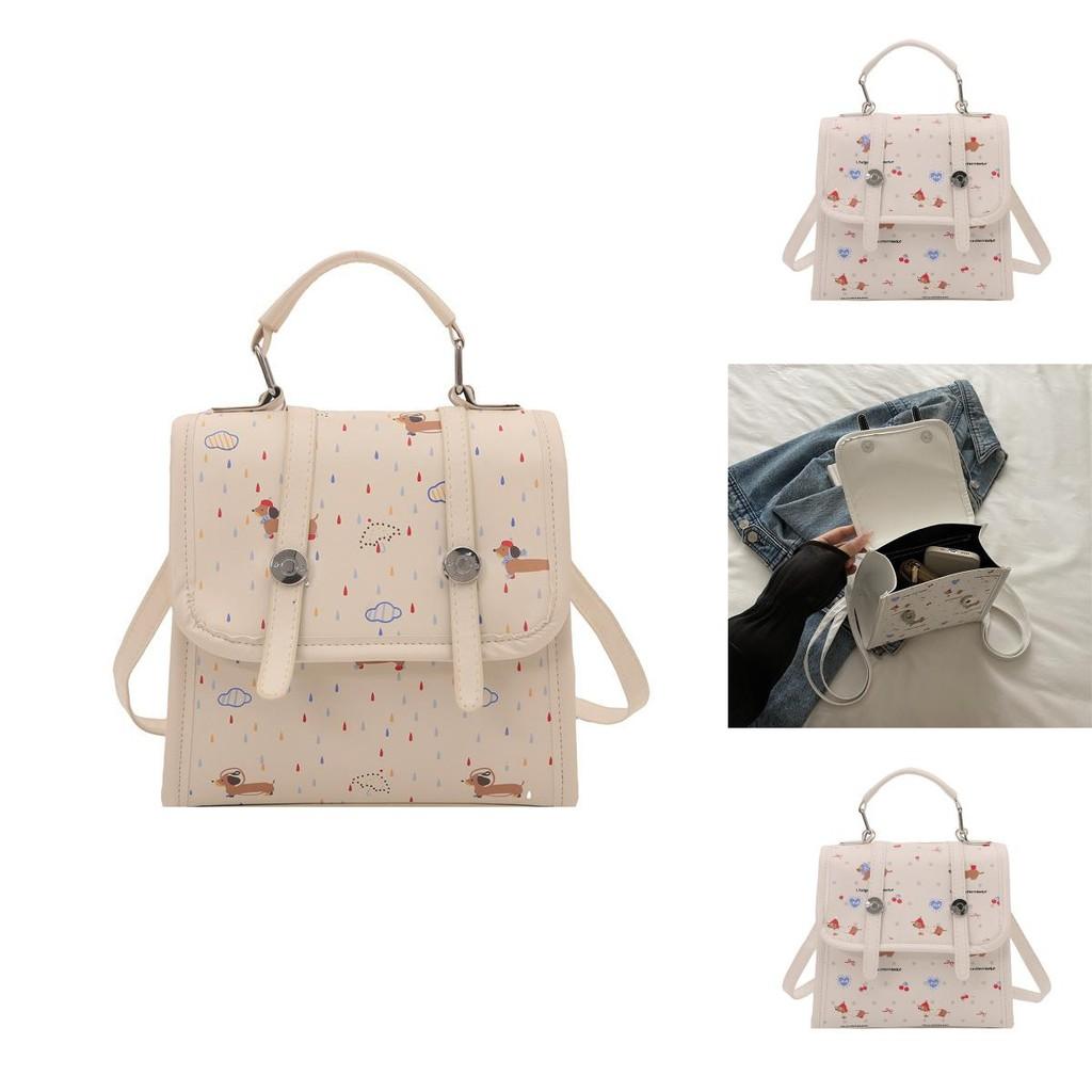 Dachshund Pattern Backpack For Women With Durable Wearresistant Material For Travel And Casual Use