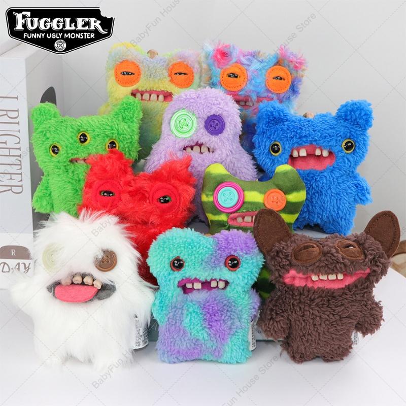 Fuggler Příšerky se škaredými zuby Plyšové hračky Klíčenky Fugglers Širokooký podivín Rozzlobený mimozemšťan Králík Panenky Peluche Přívěsky
