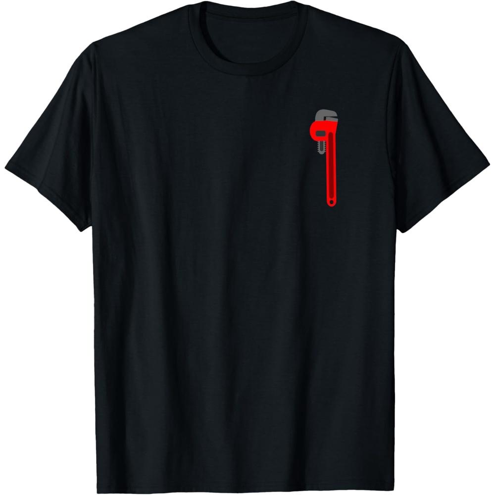 Plumber tool gift Pipefitter Pipe Wrench plumbing T Shirt XL чёрный