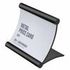 Aluminum Alloy Desktop Price Tag Stand Pull-out Label Display Stand Table Sign Holder  Restaurant