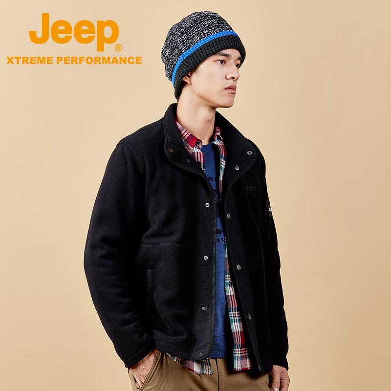 Jeep Men's Waterproof Outdoor Fleece Jacket