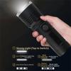 Strong Light Aluminum Zinc Zinc Alloy Flashlight USB Rechargeable LED Pocket Flashlights  Emergency Use