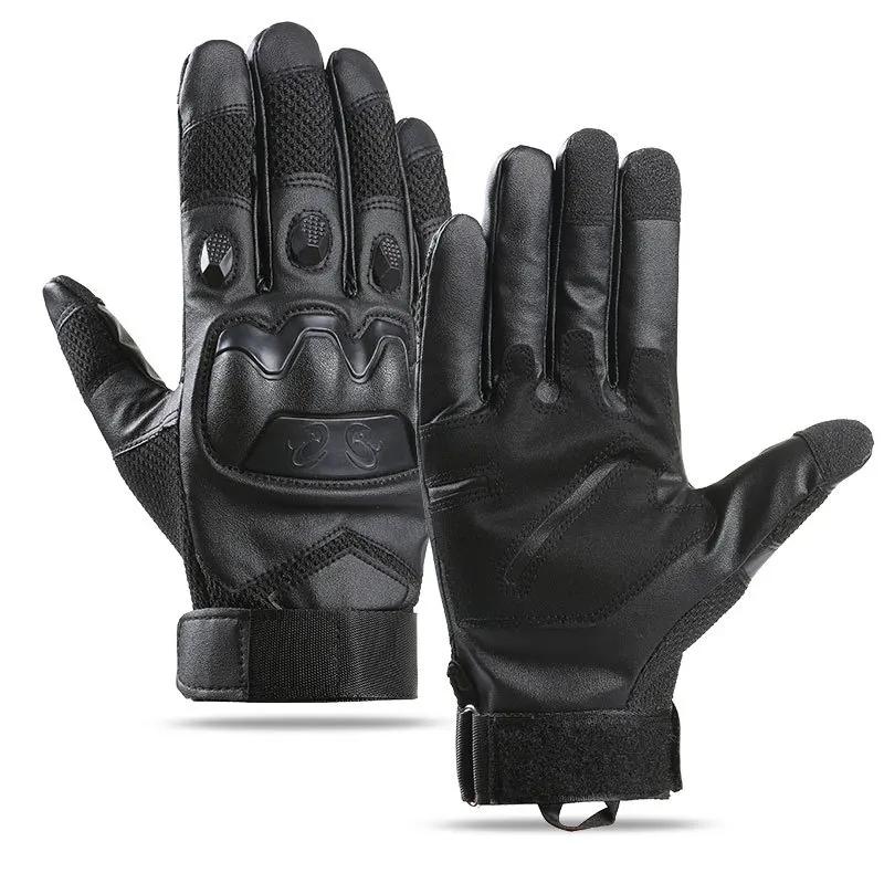 Gloves for Men's Outdoor Cycling Motorcycle Sports,anti Slip Windproof Wear-resistant Combat Protection Hunting Gloves