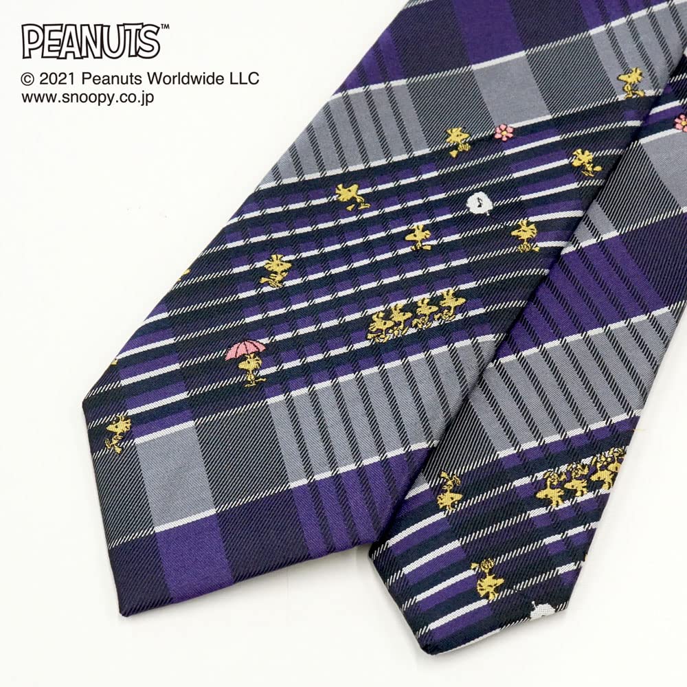 Peanuts Snoopy Tie PNDW0273 Gray SNOOPY Business Brand Tie Gift