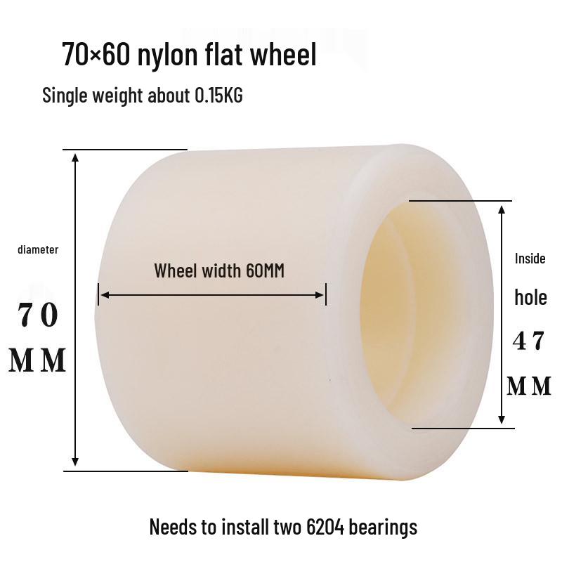 Transpalet Hidraulic Roți Nailon și Miez de Fier Accesorii Stivuitor PU