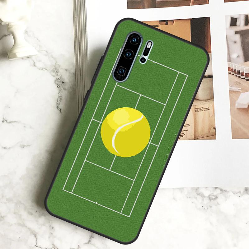 Tennis Racket Tennis Ball For Huawei Nova 10 SE 9 11 Pro Y60 Y70 Y90 Y61 Y91 Y72 Y73 12i 11i 8i P20 P30 P40 Lite Case