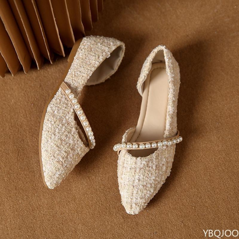 Spring Summer Pointed Flat Single Shoes for Women Versatile Gentle Casual Simple Comfortable Elegant Women's Shoes