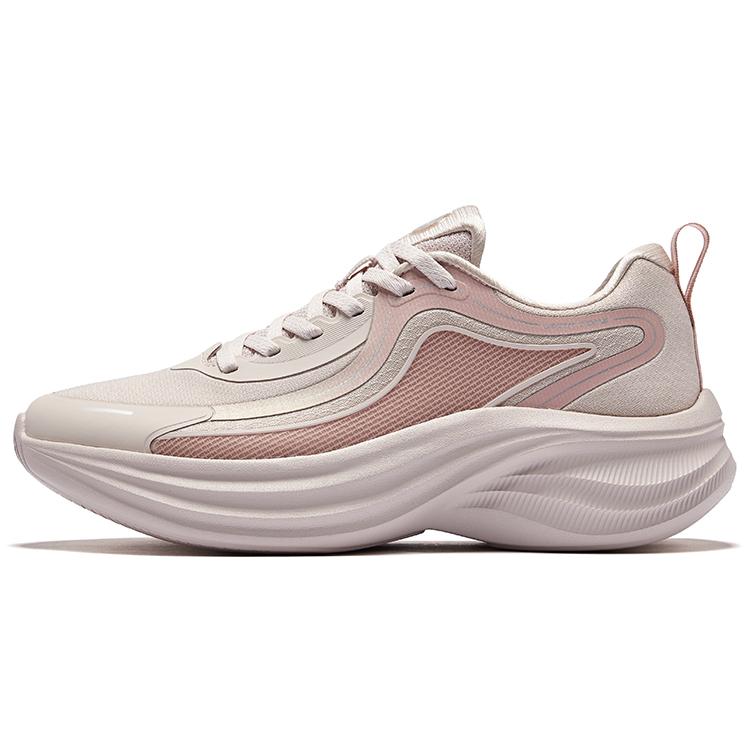 Hongxing Erke Manbo V2 Comfortable Shock Absorbing Increased Height Low Top Casual Running Shoes Women sneaker Pink Gray Clay 52125303085-103