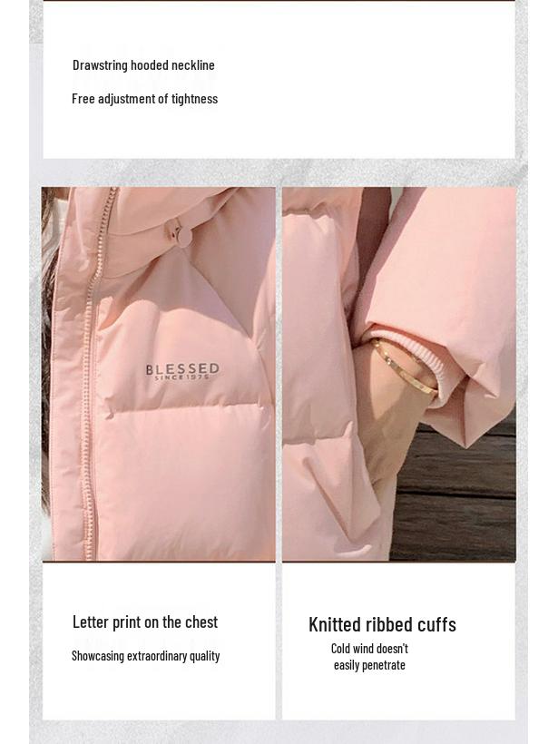 Korean Style Unisex Down Puffer Jacket - Women's Loose Fit Short Coat (2025)