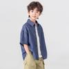 Boys' Vintage Lyocell Denim Short-Sleeve Shirt