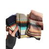 American Light Luxury Retro Ethnic Style Thick Line Kaji Street Style Couple Medium Tube Stacking Socks Children