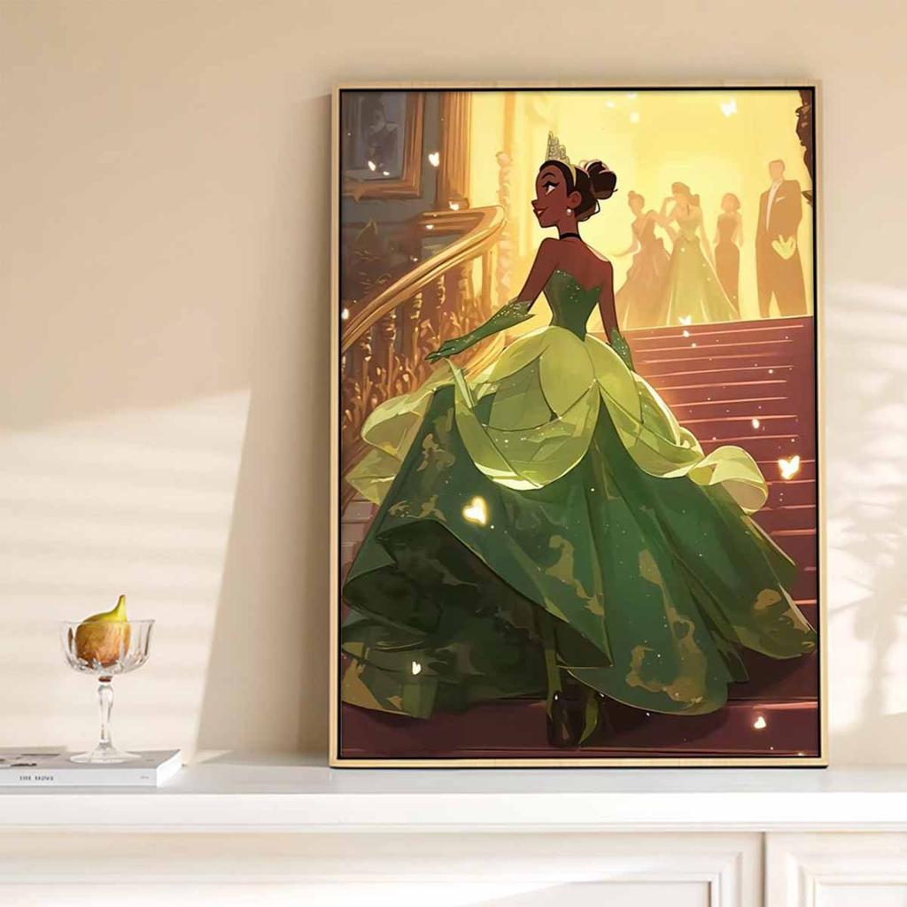 5D Diy Diamond Painting The Frog Prince and Princess Full Drill Rhinestones Mosaic Embroidery Handmade Products Home Decor Gift