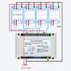 315Mhz 433Mhz RF Remote Control Wireless Switch DC 12V-24V 4CH 4 Way Relay Receiver and 4CH Transmitter for Door Lock