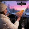 Portable Car Heater Split Suction Cup Portable Windshield Defogger And Defroster Efficient Heater Warmer For Quick Defrosting