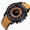 New Fashion Men Sport Wrist Watches Leather Strap Watch Men Quartz Watch For Men Male Clock