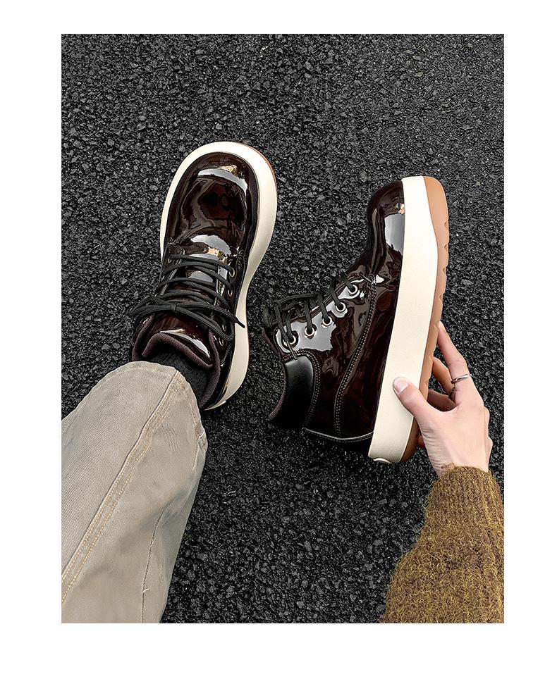 Big Yellow High Top Boots - Cute, Ugly-Cute, Thick Sole, All-Match Men's Footwear, Spring 2025 Edition.