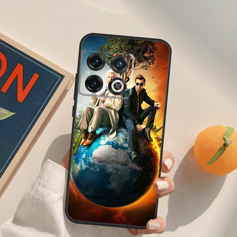 Good Omens Case For OnePlus 12R 13R 13T 10R 15 13 12 11 10T 8T Nord CE 4 3 2 Lite N20 N30 Nord 5 Cover