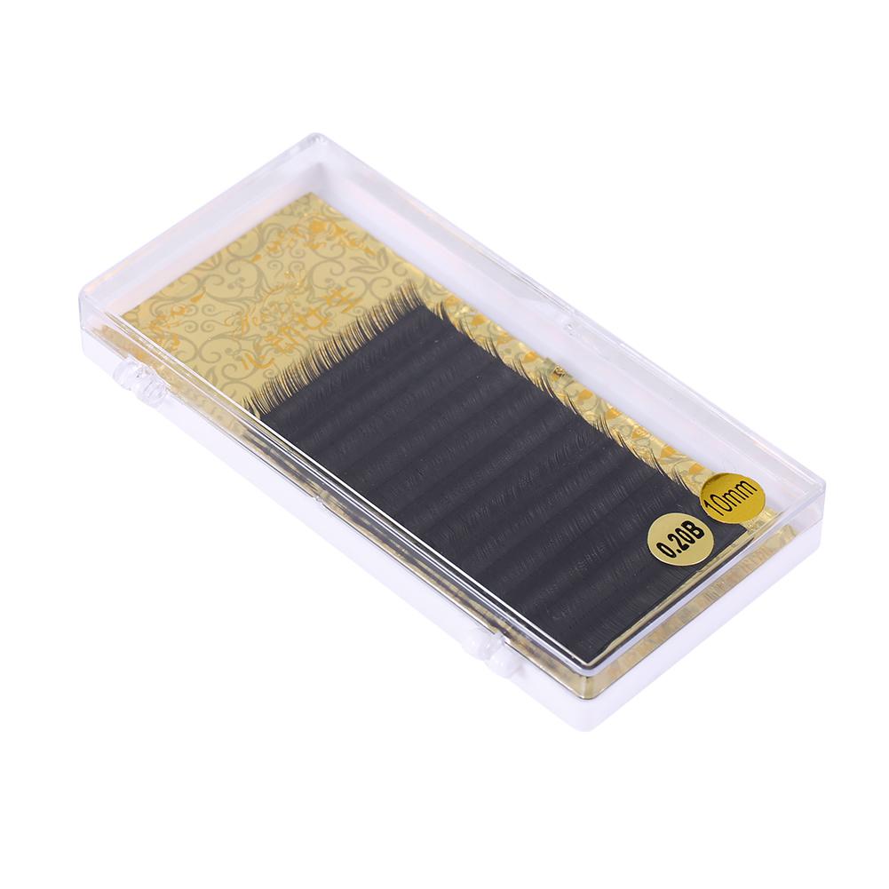 Индивидуальные наращенные ресницы из искусственной норки, профессиональный макияж, накладные ресницы(0.20B,10мм)