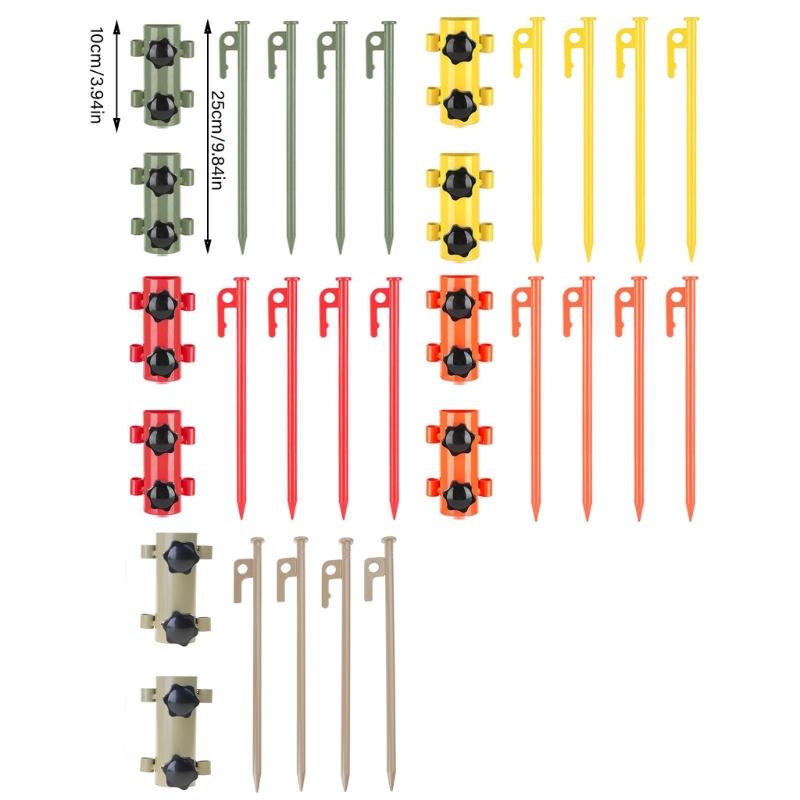 Camping Metal Tents Tube Suit Stainless Umbrellas Rod Outdoor Ground Holder for Reliable Stability