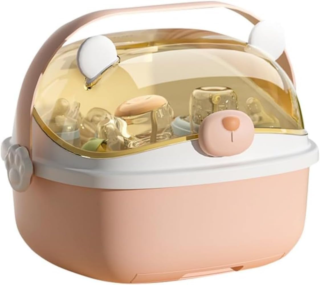 

Lyyxjsltd Baby Bottle Baby Bottle Drying Storage Dish Dish Baby Bottle Storage Large with Easy to Removable Baby Bottle Holder Storage Insect and Baby розовый